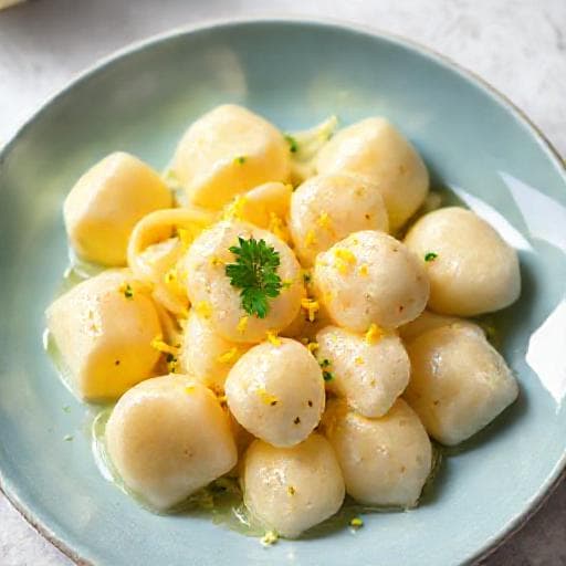 Gnocchi di Ricotta Veloci al Limone