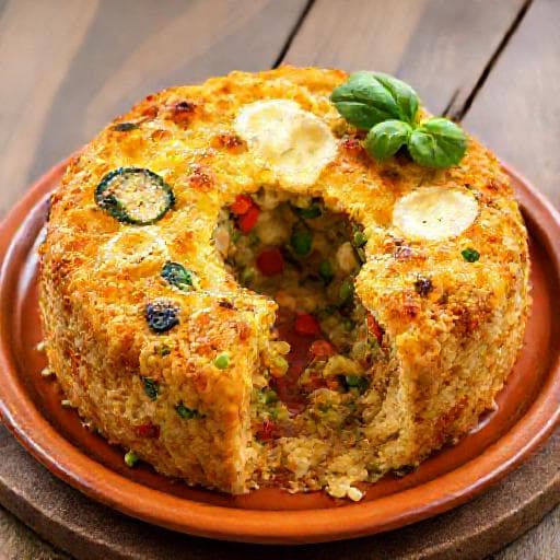Sartù di Riso con Verdure e Mozzarella