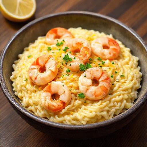 Risotto al Limone e Gamberi