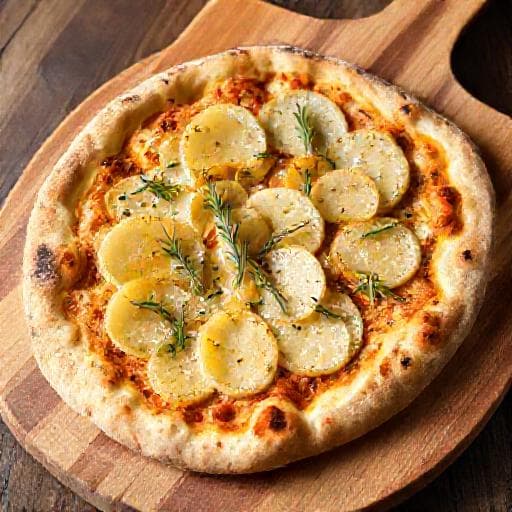 Pizza alla Pala Romana con Patate e Rosmarino