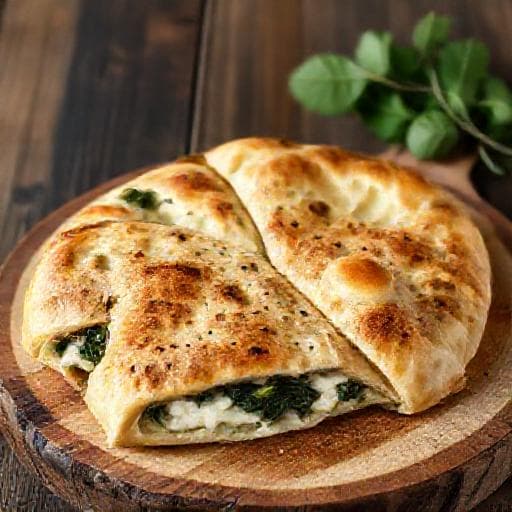 Scaccia Ragusana Veloce con Ricotta e Spinaci