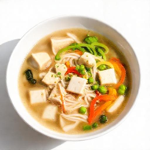 Brza Udon Juha s Povrćem i Tofuom