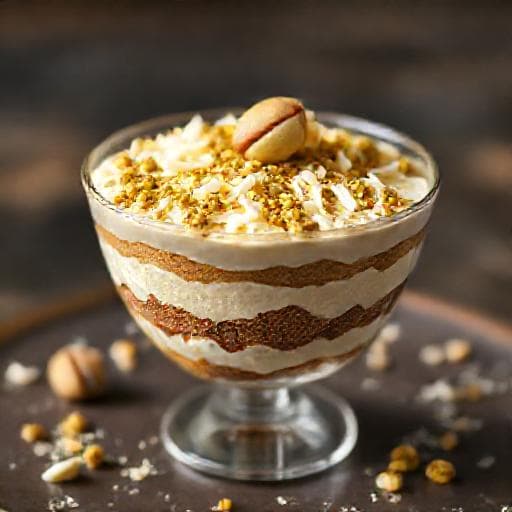 Tiramisu s Pistacijama i Bijelom Čokoladom