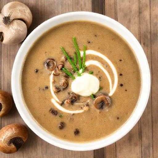 Rask Steinsoppsuppe med Kremost