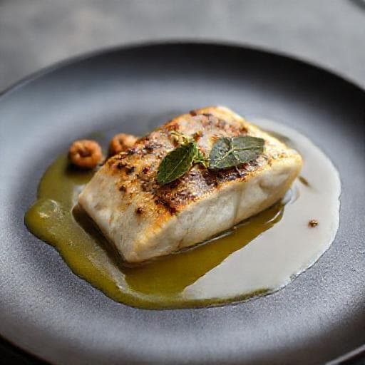 Piggvar med Brunet Smør, Valnøtter og Salvie