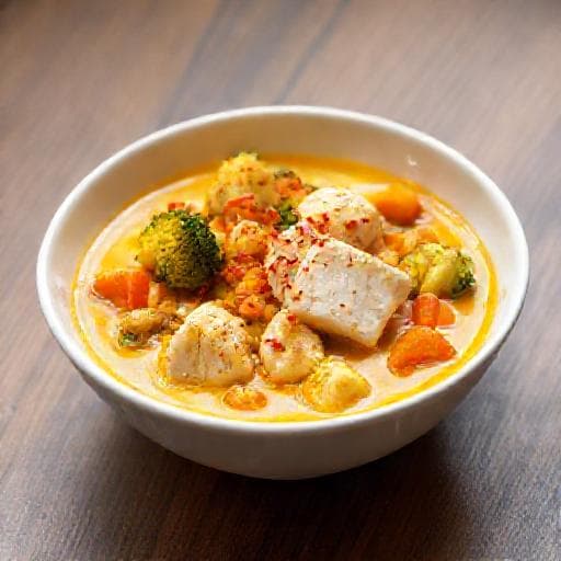 Rask Torskecurry med Kokosmelk