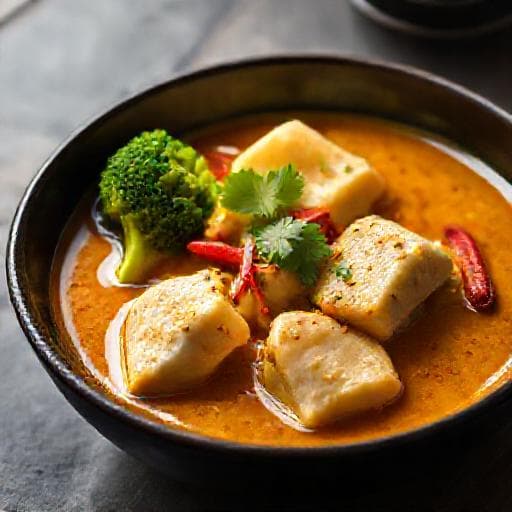 Torskecurry med Kokosmelk og Asiatiske Smaker
