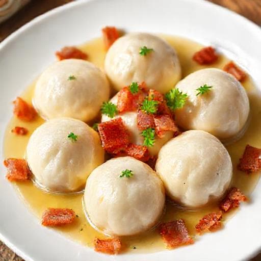 Klassisk Saltfiskball med Bacon