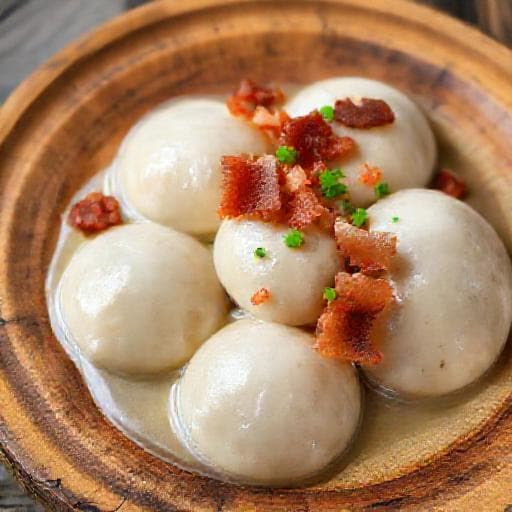 Enkel Saltfiskball med Bacon