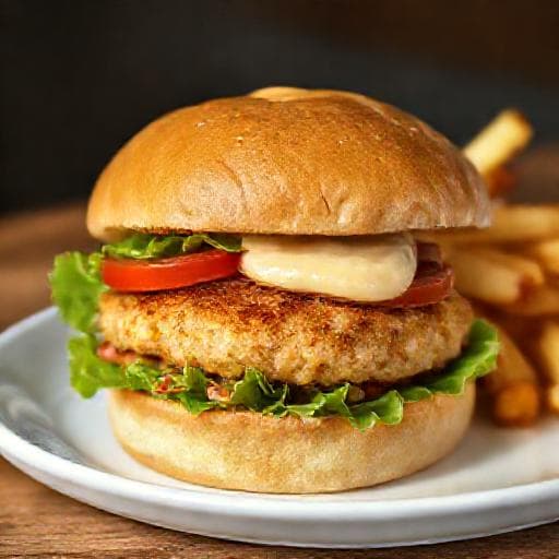 Klassisk Fiskeburger med Hjemmelaget Remulade