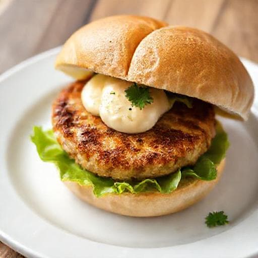 Enkel Fiskeburger med Rask Remulade