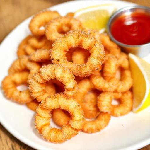 Klassiske Friterte Calamari Ringer