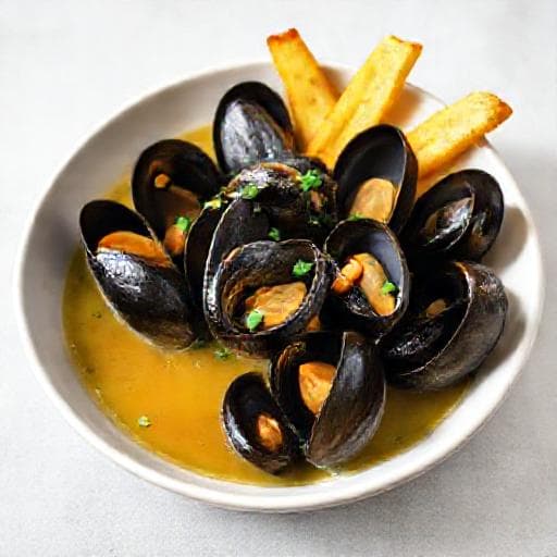 Moules Marinières (Rask versjon)