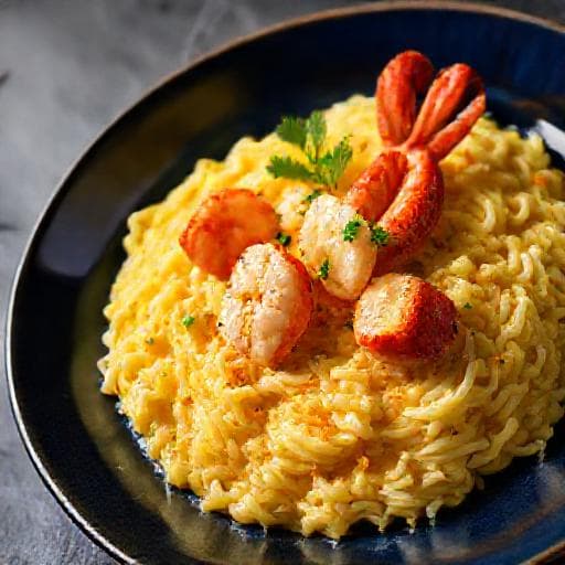 Kremet Hummerrisotto med Safran