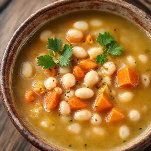 Klassisk Hvit Bønnesuppe