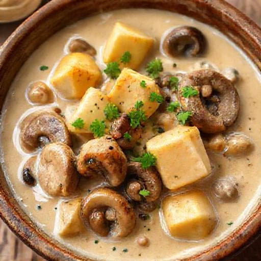 Klassisk Halloumi Stroganoff