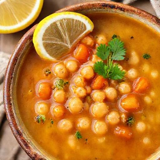 Klassisk Kikertsuppe med Sitron