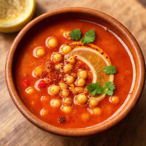 Kikertsuppe med Sitron og Røkt Paprika