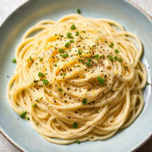 Cacio e Pepe med Sitron og Urter