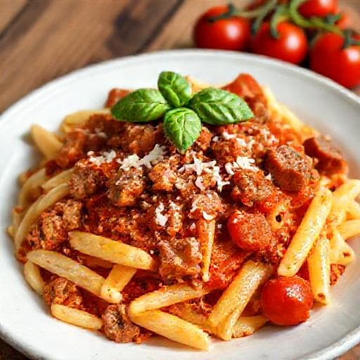 Klassisk Salsicciapasta