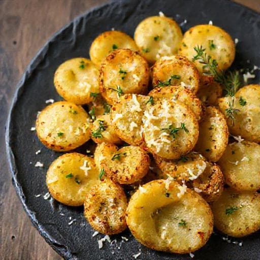 Duchessepoteter med Parmesan og Urter