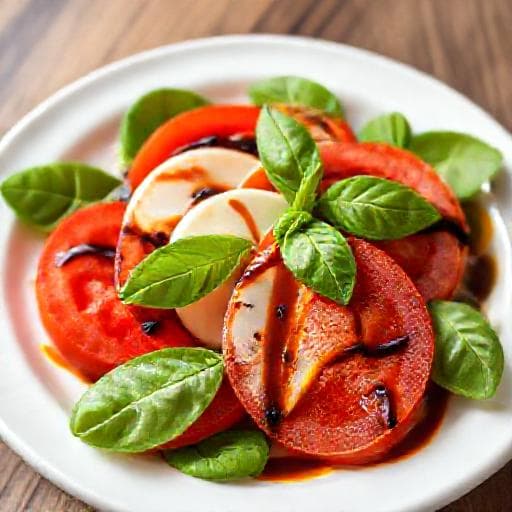 Klassisk Caprese Salat