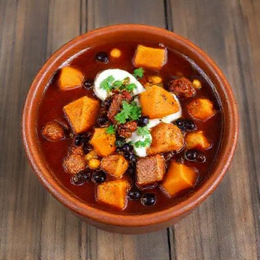 Cowboy-suppe med Chorizo og Søtpotet