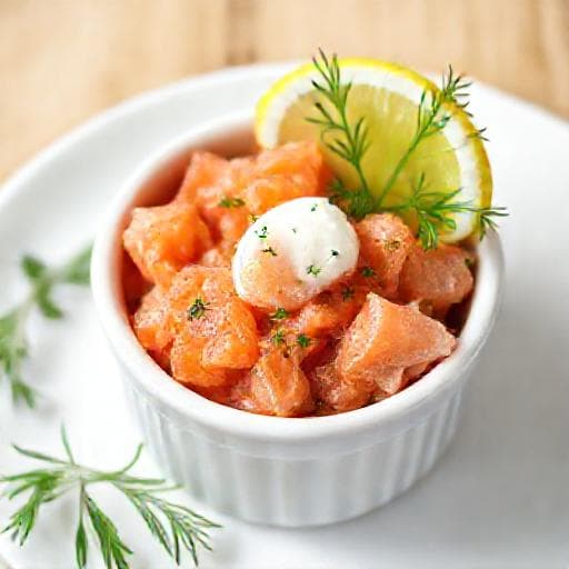 Klassisk Lakserillette med Pepperrot