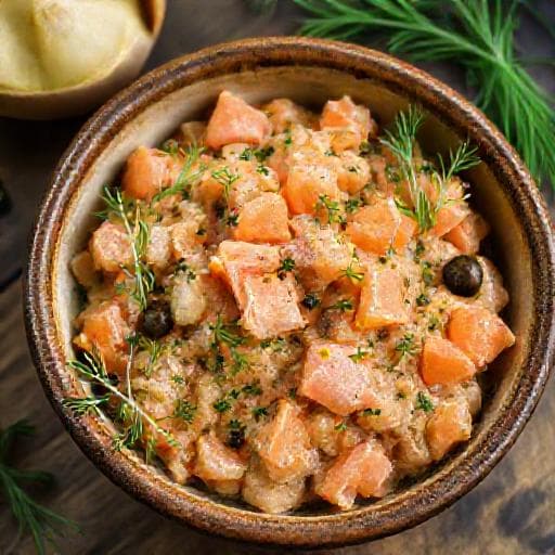 Lakserillette med Dill og Sennep