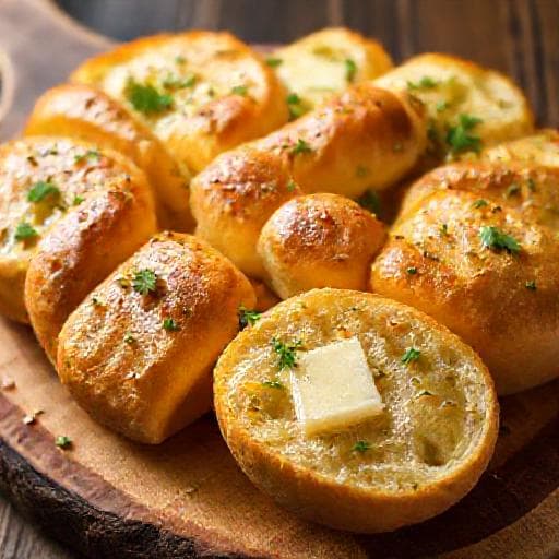 Klassisk Pull-apart Hvitløksbrød
