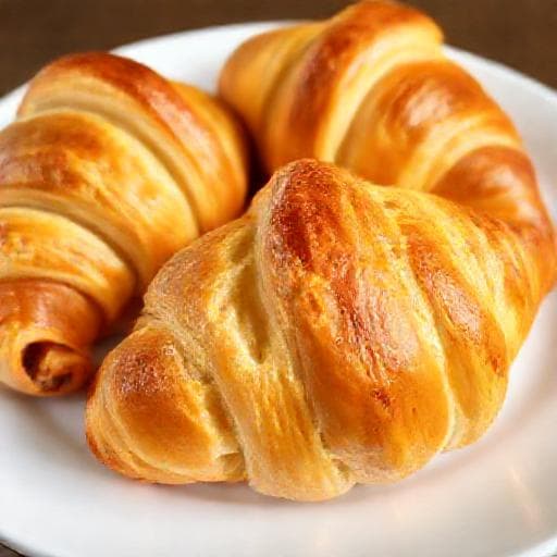 Raske Croissanter (med butterdeig)