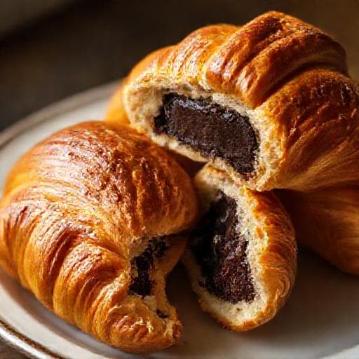 Sjokolade Croissanter (Pain au Chocolat)