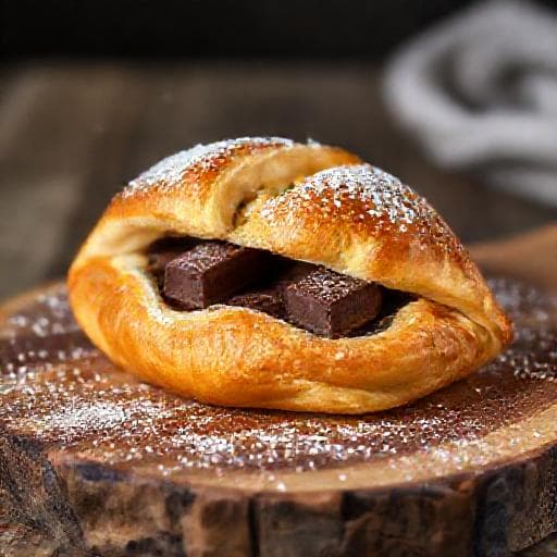 Rask Pain au Chocolat (med ferdig butterdeig)