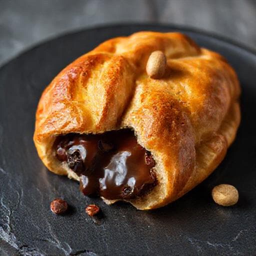 Pain au Chocolat med Hasselnøtt-sjokolade