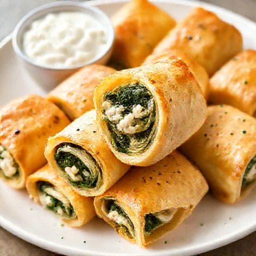 Enkel Spanakopita-ruller