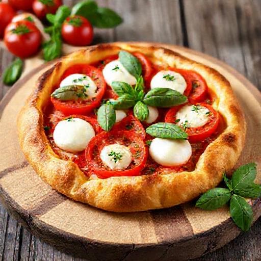 Klassisk Tomatpai med Mozzarella