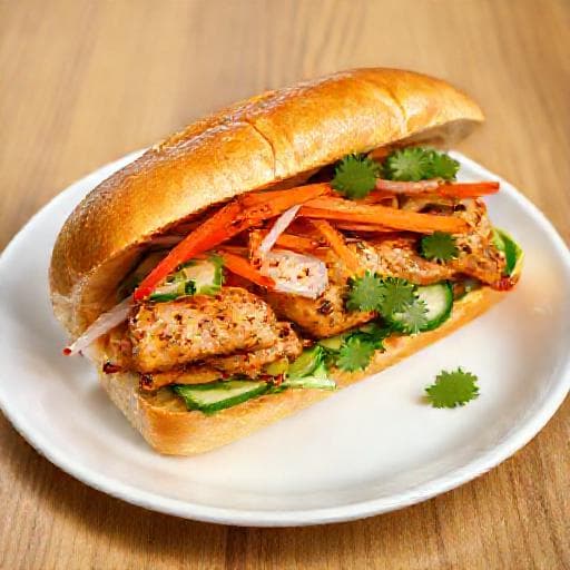 Klassisk Banh Mi med Kylling