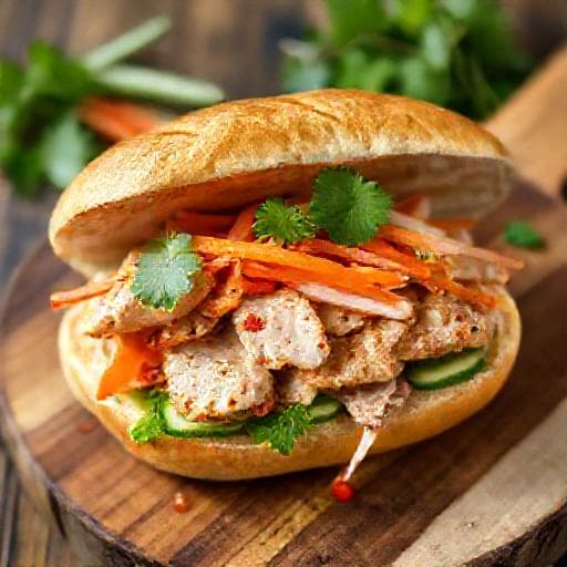 Rask Banh Mi med Kylling
