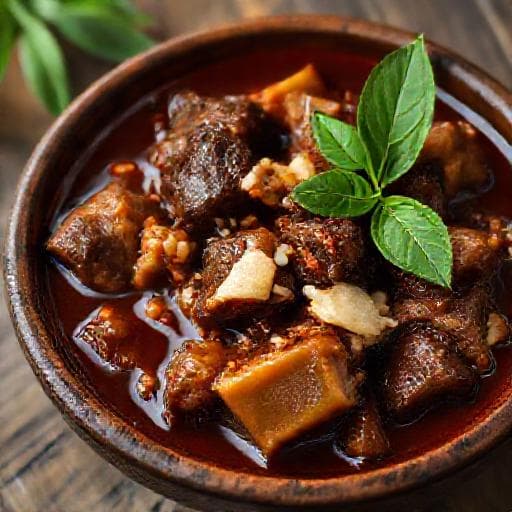 Klassisk Oksekjøtt Rendang