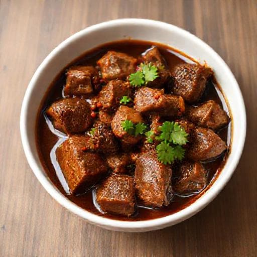 Raskere Oksekjøtt Rendang (Forenklet)