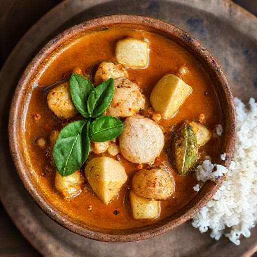 Rask Massaman Curry med Kylling