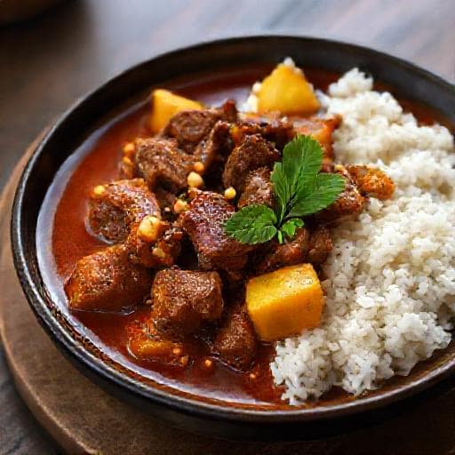 Massaman Curry med Andelår og Ananas
