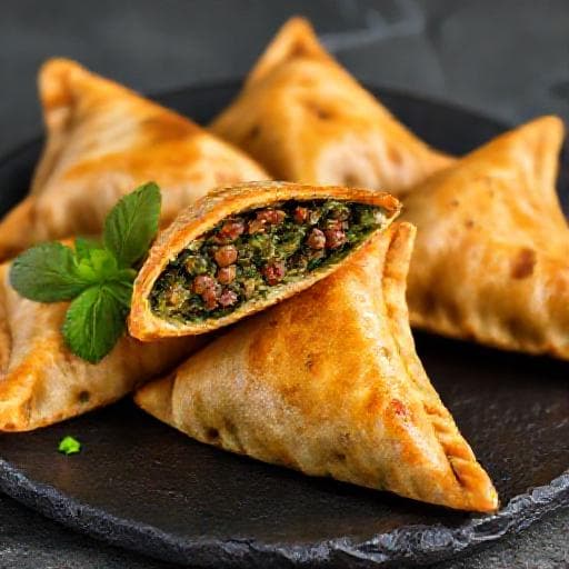 Samosa med Linser og Spinat (Regionale Vri)