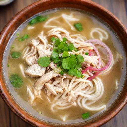 Pho Ga med Ingefær og Sitrongress