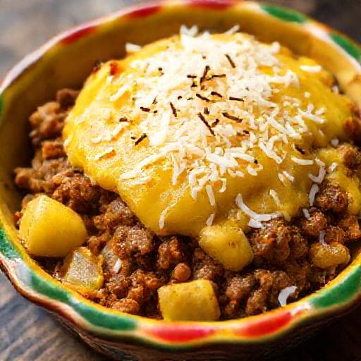 Bobotie med Ananas og Kokos