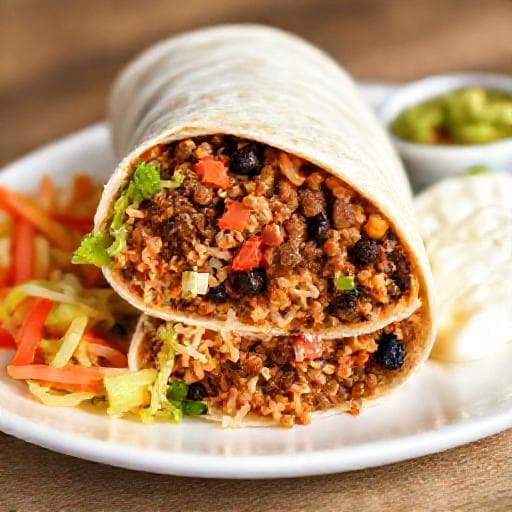Klassisk Burrito med Storfekjøtt