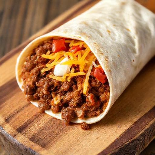 Rask Burrito med Storfekjøtt