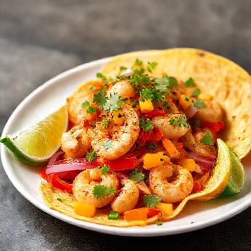 Kreative Reker Fajitas med Mango-Chili Salsa