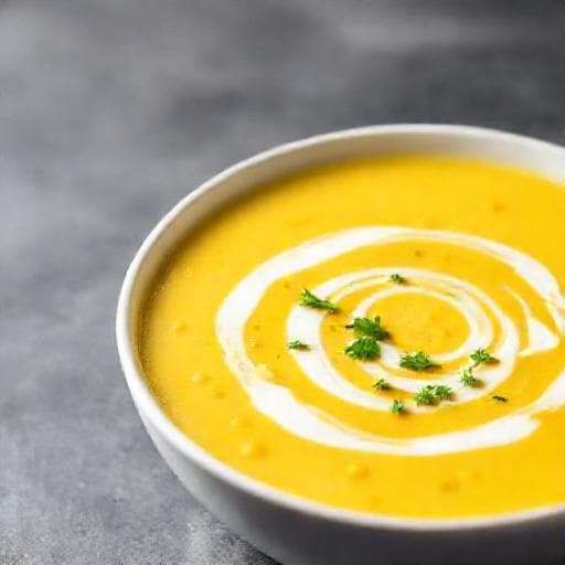 Rask Kremet Mais- og Purreløksuppe