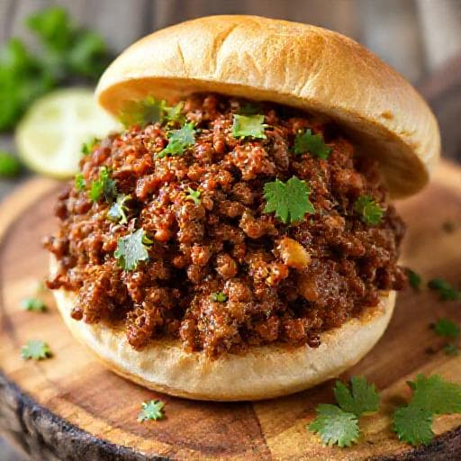 Sloppy Joe med en Vri (Chipotle-lime)